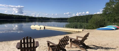 Picture yourself relaxing in one of these Adirondack Chairs on Big Bass Lake