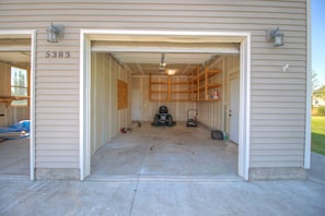 Full size garage.