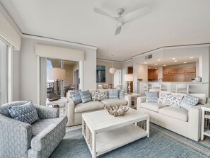 Living Room with Balcony Access at 5308 Hampton Place