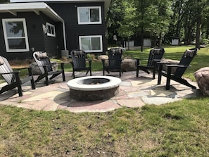 Fire pit  area.