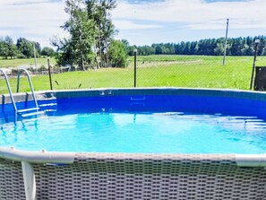 Water, Cloud, Sky, Swimming Pool, Tree, Azure, Plant, Shade, Rectangle, Grass