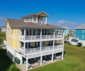 Oceanfront Decks on all levels