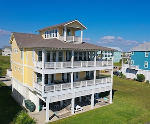 Oceanfront Decks on all levels