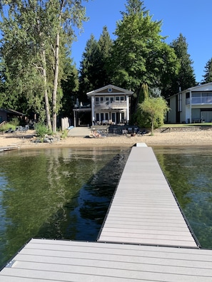 View of the house from the dock.