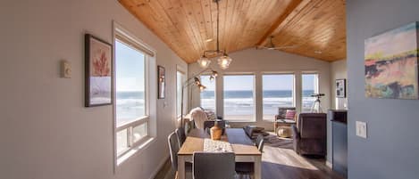 Enjoy beautiful ocean views from just about every window in the house!