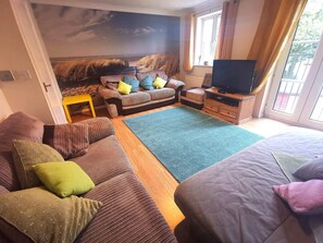 Living room with Juliet Balcony
