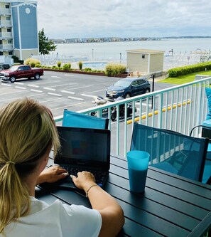 Virtual teaching with a fantastic view