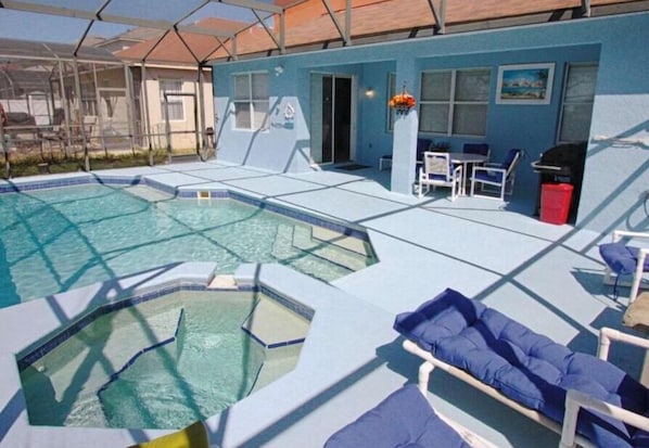 Spacious Patio and Pool to relax and enjoy under the sun