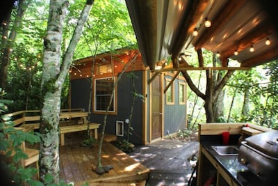 Camp Bigfun: Tiny Hideaway Cabin 