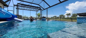 Pool view from inside