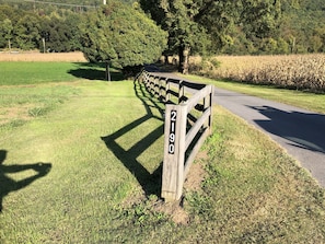 Entrance from Hartford Road.  