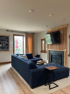 New Flooring and New Couch on first floor