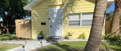 View of House entrance from street