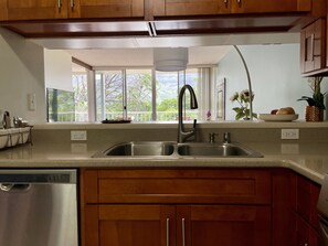 Kitchen to lanai.