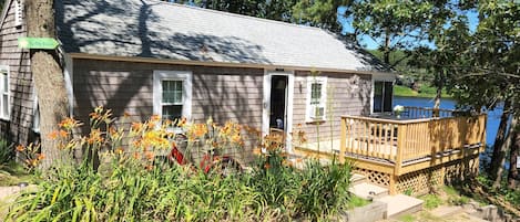 Front of the cottage