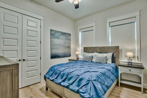 Upstairs Guest Bedroom 1 with Queen Sized Bed