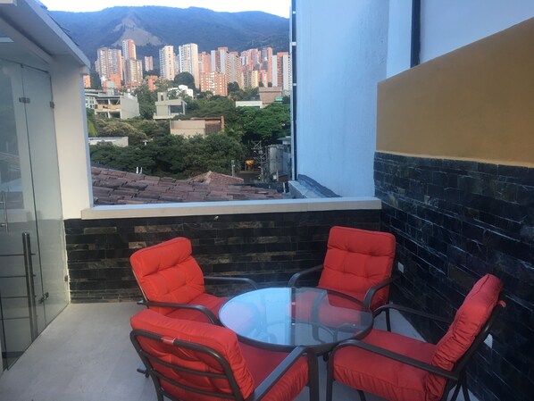Roof deck in Penthouse