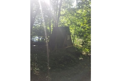 Camp Bigfun: Waterfront Tiny Cabin (A-frame)