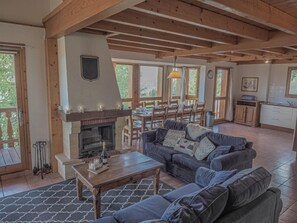 Open plan living area with stunning views.