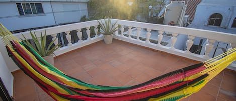 Roof Top Patio with a Hammock