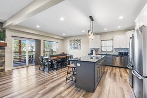 Full Kitchen and Dining Area on the Main Level