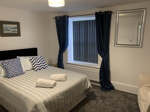 Third bedroom with double bed on first floor