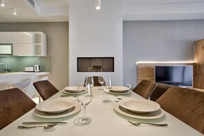 The dining room