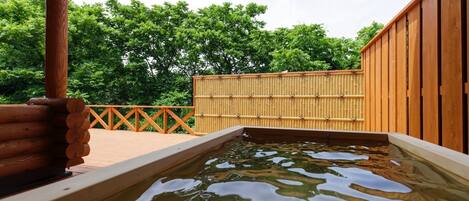Natural hot spring (open-air bath)