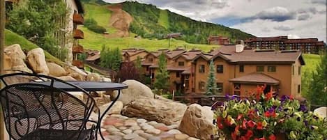 Patio with panoramic views