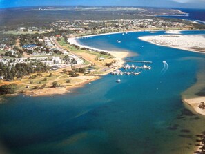 Aerial photo Kalbarri and Murchison River WA