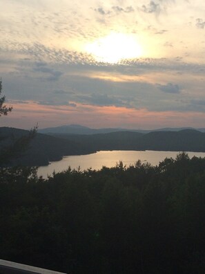 Amazing hilltop view of Lake Sunapee