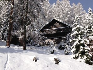 le chalet en hiver