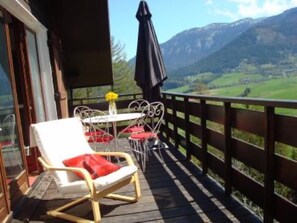 balcon du haut  au printemps