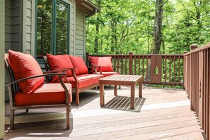 Lounge on the front porch and watch the sun set