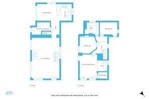 Chalet Martinique floorplan - scroll to end for detail