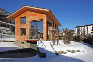 Chalet in winter