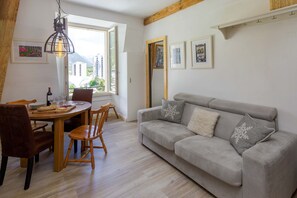 Open plan lounge and dining area