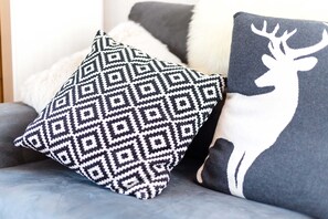 Designer soft furnishings and finishing touches