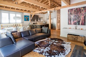 Open plan living area