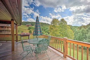 Private Deck | Blue Ridge Mountain Views