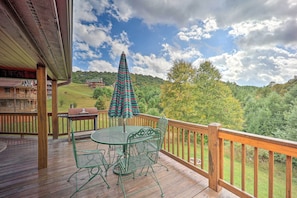 Private Deck | Blue Ridge Mountain Views