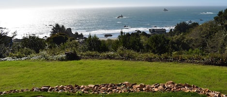 Back Patio and Harris Beach