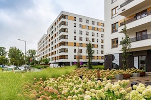 Modern property building.