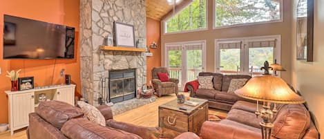 Maggie Valley Vacation Rental | 3 BR | 2 BA | 1,481 Sq Ft | Cabin