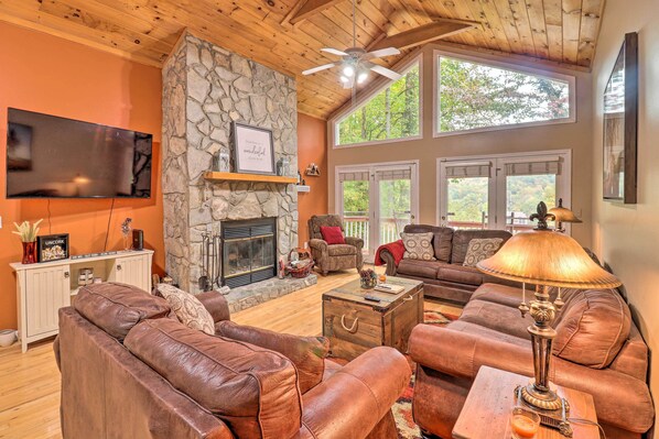 Maggie Valley Vacation Rental | 3 BR | 2 BA | 1,481 Sq Ft | Cabin