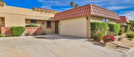 Front entry. Garage parking