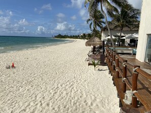 White sandy beaches one of the best  in Riviera Maya