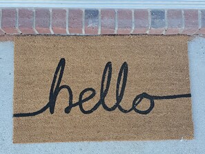 welcoming mat