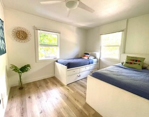 Bedroom #3 is perfect for a family with children or teenagers. Extra sleeping space with the trundle bed.