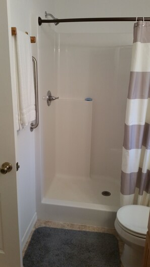 MASTER BATH PRISTINE SHOWER 